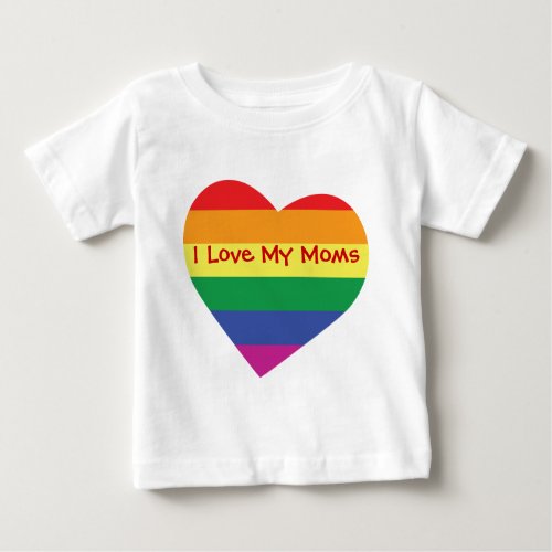 Mothers Day I love my Moms Baby T_Shirt