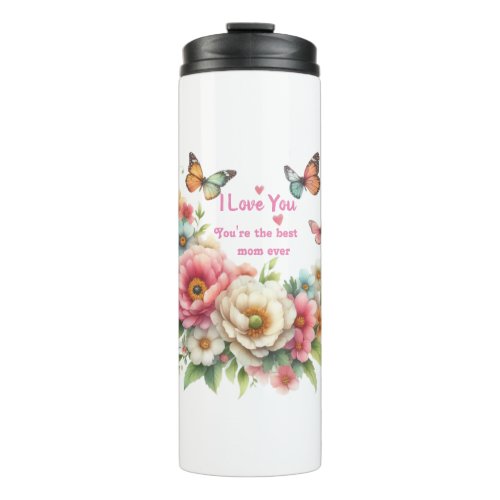Mothers day I love you best mom ever Water Bottle