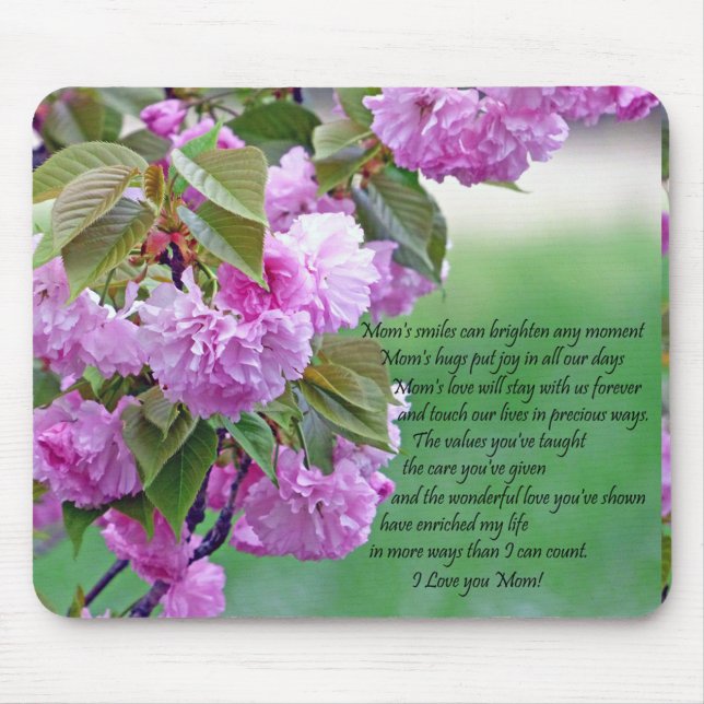 Mothers Day-I love you Mouse Pad (Front)