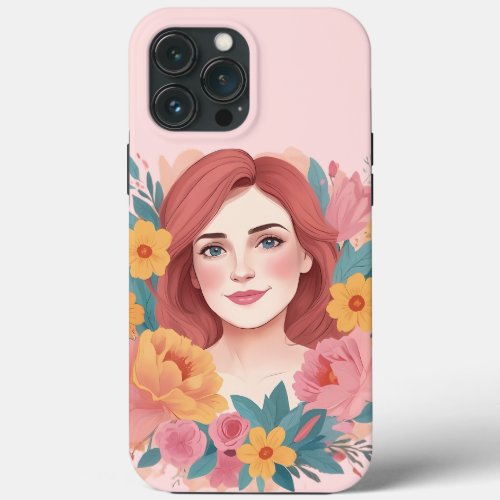 Mothers Day Illustrator iPhone 13 Pro Max Case