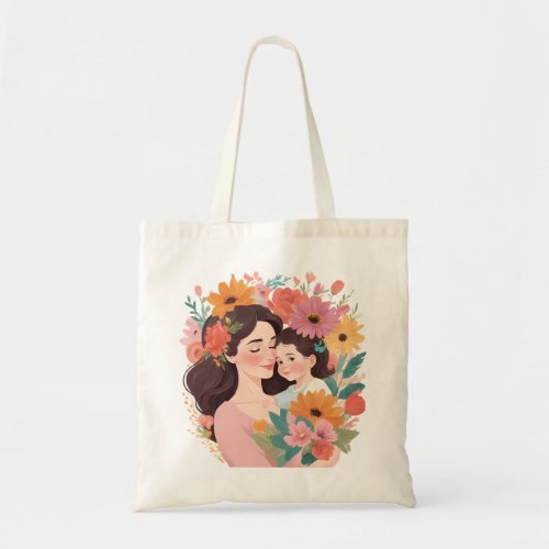 Mothers Day Illustrator Tote Bag