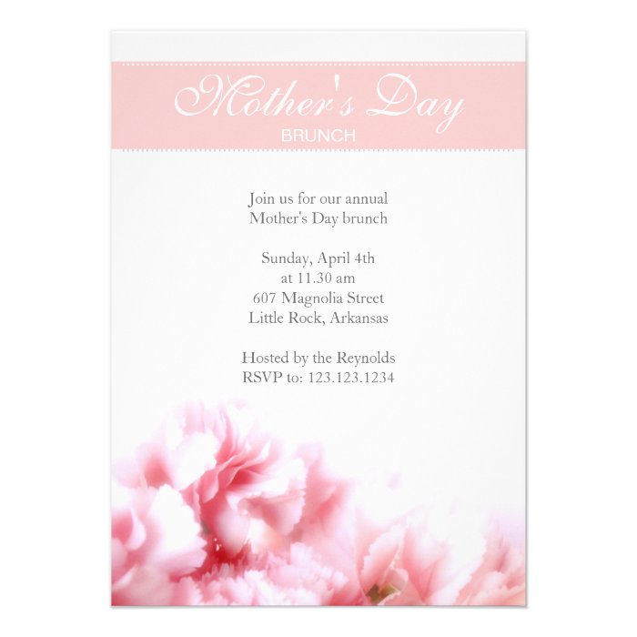 Mothers Day Invitation
