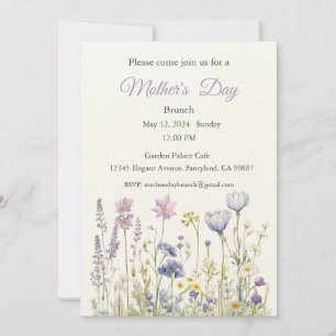 Mother's Day Invitation, Mother's Day Brunch Lunch Invitation