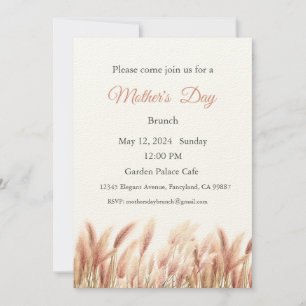 Mother's Day Invitation, Mother's Day Brunch Lunch Invitation