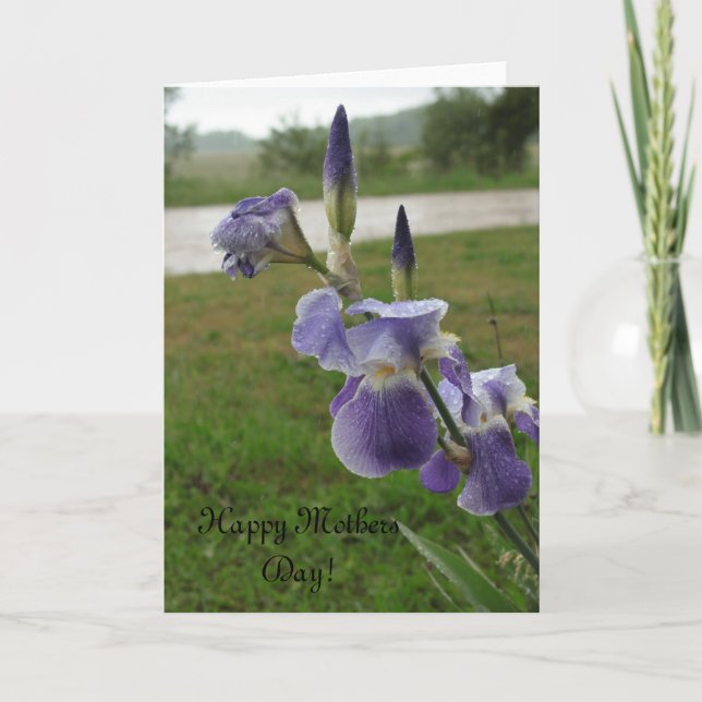 Mother's Day Iris Card (Front)