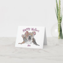 Mother's Day Koala Card