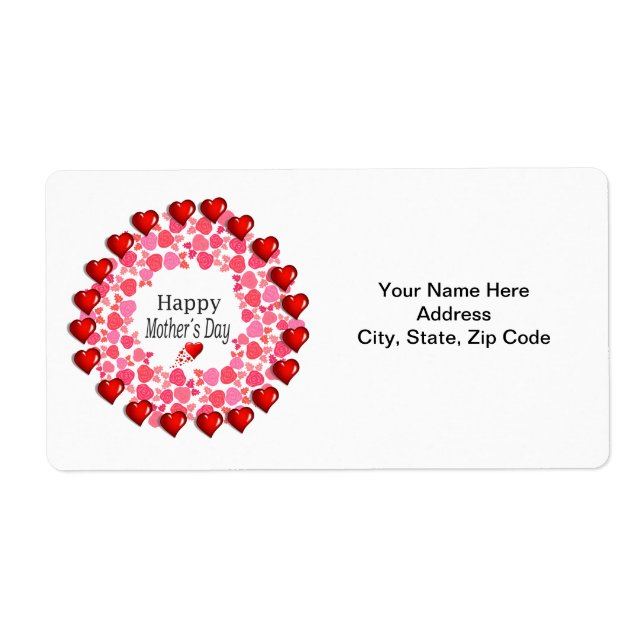 Mother's Day Labels (Front)