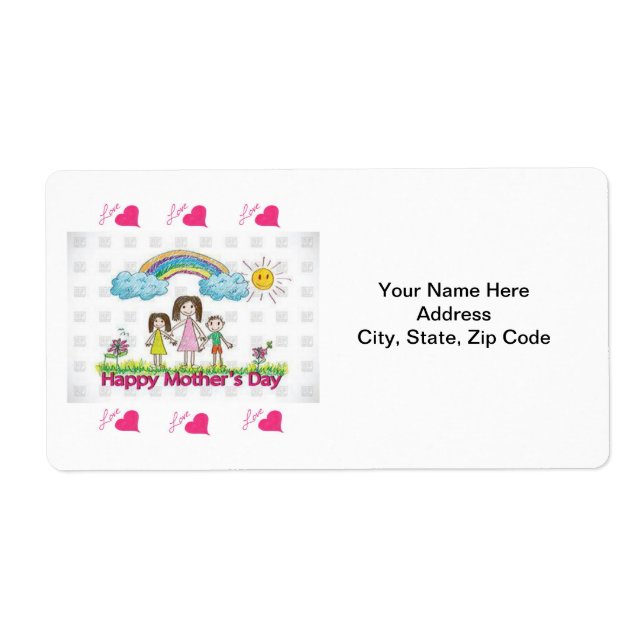 Mother's Day Labels (Front)