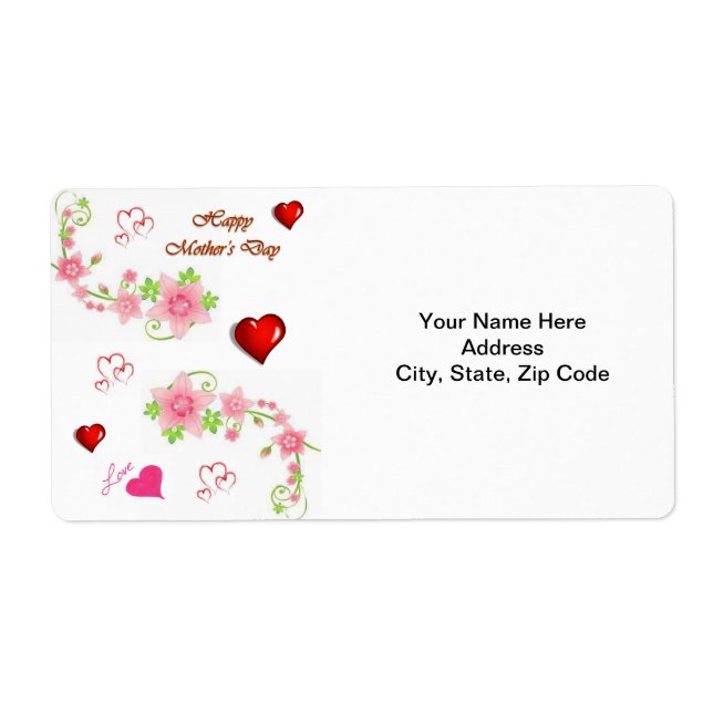 Mother's Day Labels (Front)