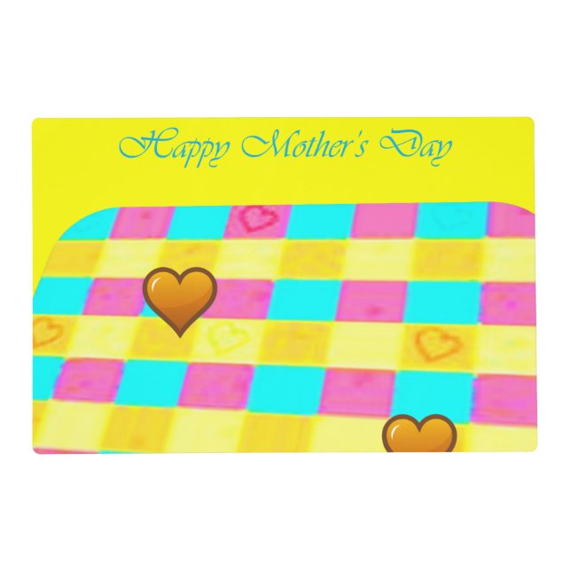Mother's Day Laminated Placemat (Front)