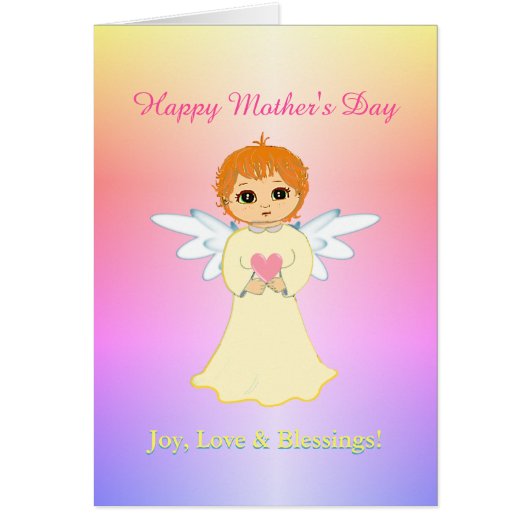 Mother's Day Little Angel Cards (Front)