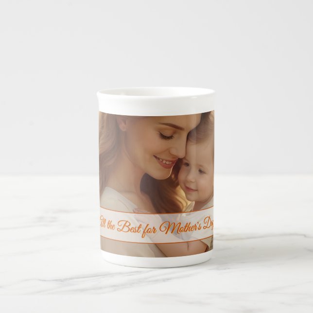 Mother's Day Love – A Moment of Pure Joy Bone China Mug (Front)