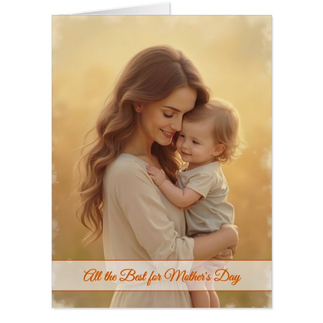 Mother's Day Love – A Moment of Pure Joy Card (Front)