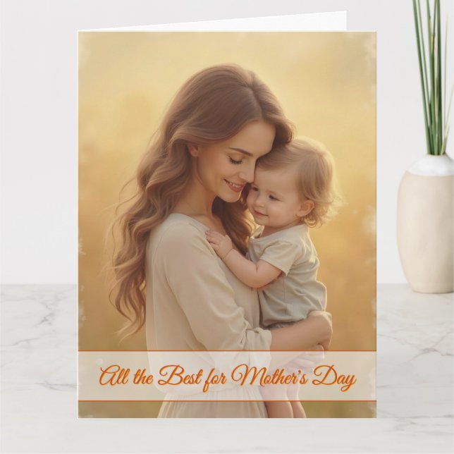 Mother's Day Love – A Moment of Pure Joy Card (Front)
