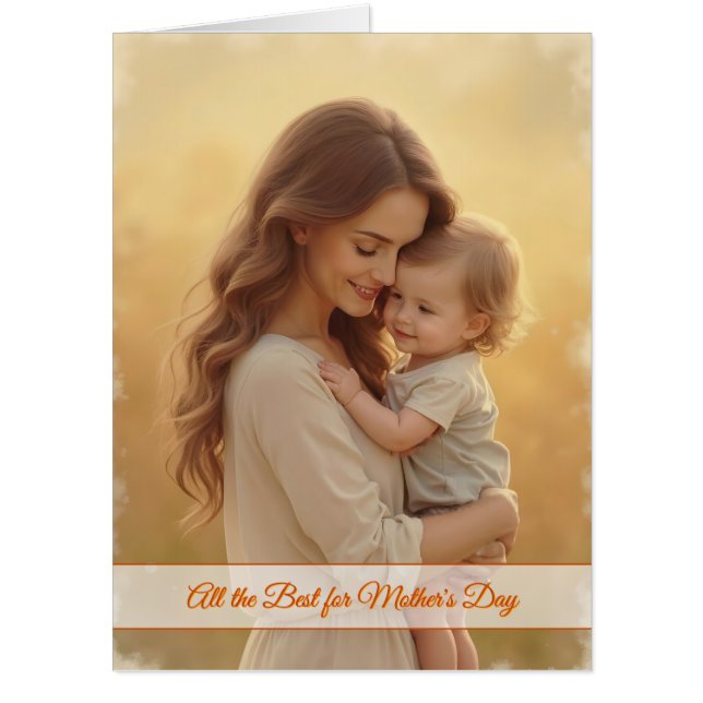Mother's Day Love – A Moment of Pure Joy Card (Front)