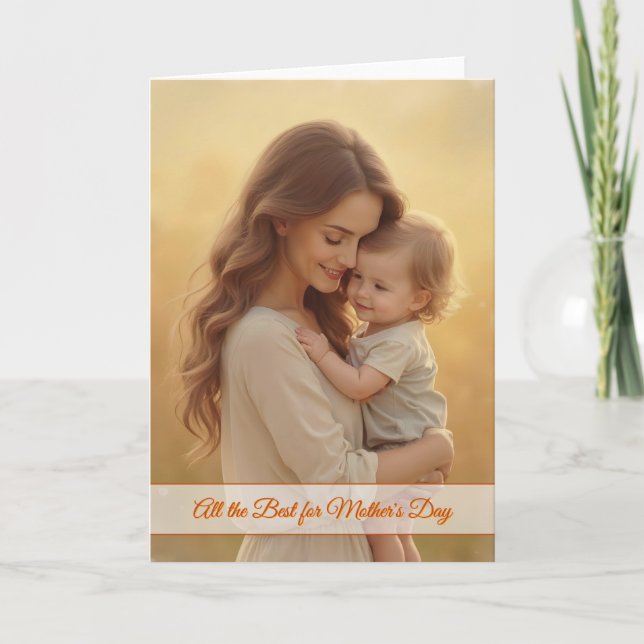 Mother's Day Love – A Moment of Pure Joy Card (Front)