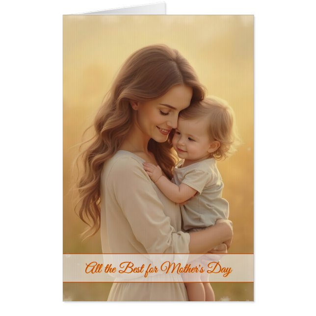 Mother's Day Love – A Moment of Pure Joy Card (Front)