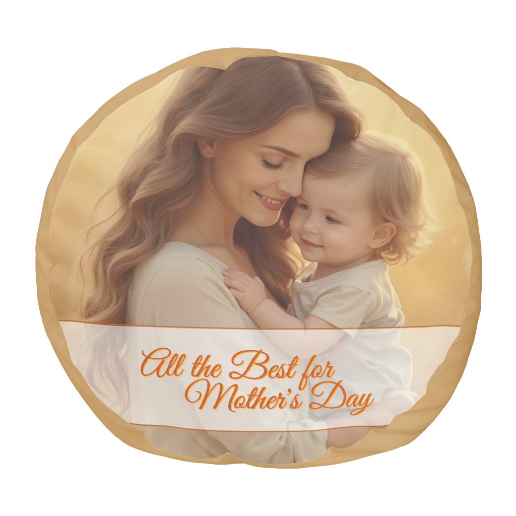 Mother's Day Love – A Moment of Pure Joy Pouf