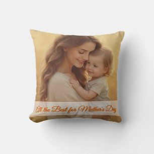 Mother's Day Love – A Moment of Pure Joy Throw Pillow