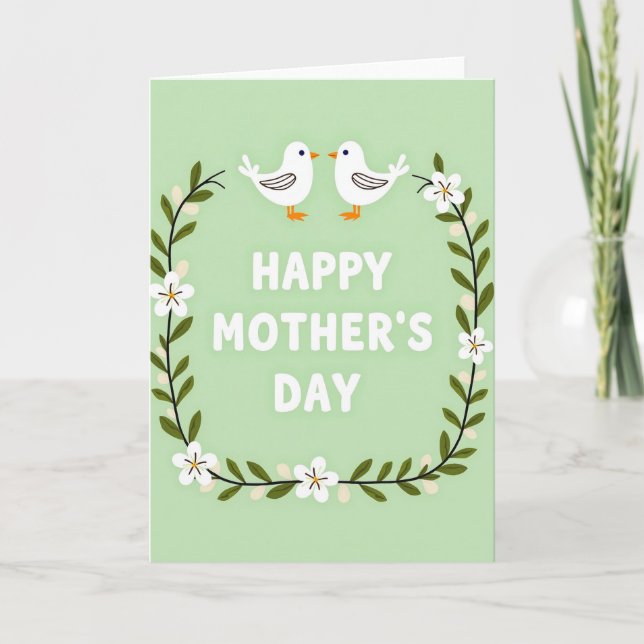 Mothers Day Love Bird Card (Front)