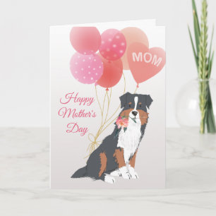 Mother's Day Love from Australian Shepherd Dog Card