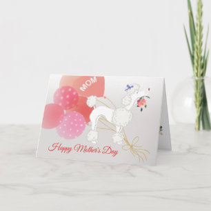 Mother's Day Love from your Sweet Poodle Dog Card