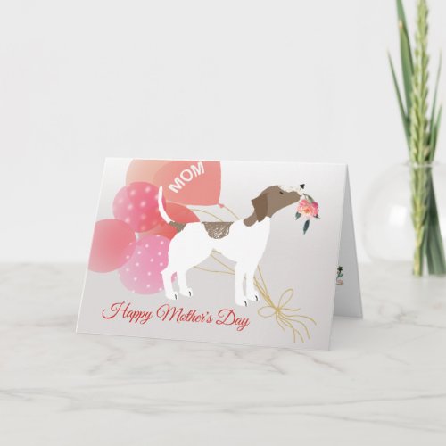 Mothers Day Love German Short Haired Pointer Dog Card
