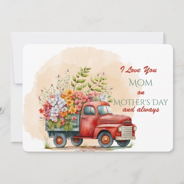 Mother's Day Love Holiday Card (Front)