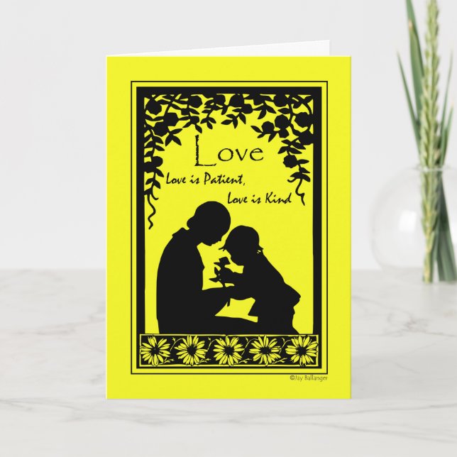 Mother's Day, Love is Patient, Love is Kind Card (Front)