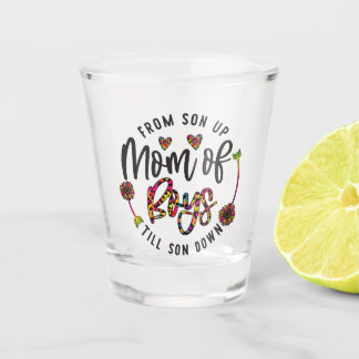 Mothers Day Love Mom Shot Glass