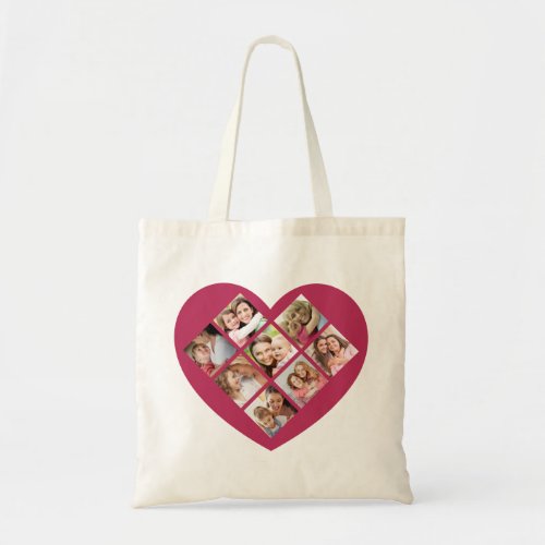 Mothers Day Love Photo Collage Tote Bag