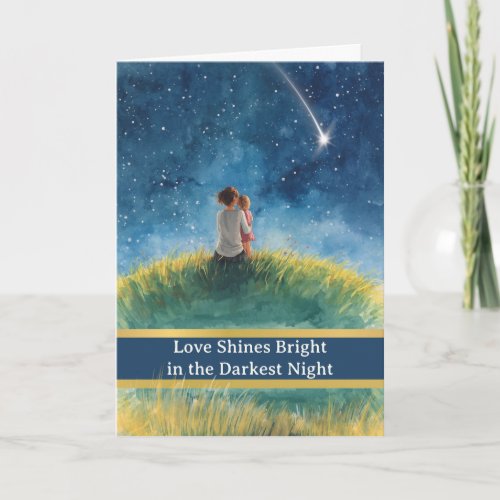 Mother's Day Love Shines Bright Mom Universe Theme Card