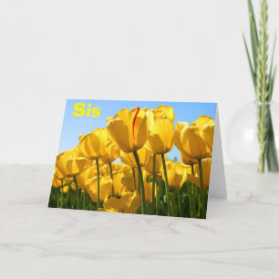 MOTHER'S DAY LOVE SIS WITH  BUNCHES OF TULIPS TOO CARD
