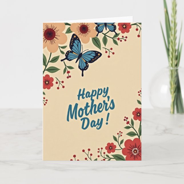 Mothers Day Love Wife Card (Front)