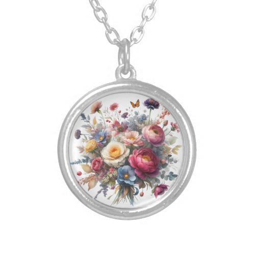  Mothers Day Love You  Silver Plated Necklace