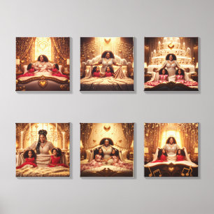 Mother's Day Loving Caress Canvas Photo Tile
