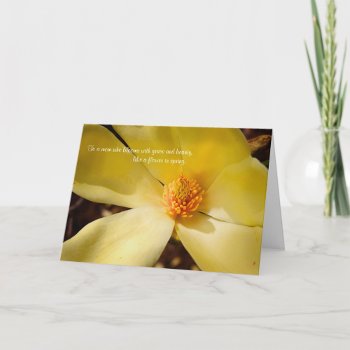 Mother's Day Magnolia Flower Photograph Card by Zuphillious at Zazzle
