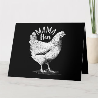 Mothers Day Mama Hen Chicken Shirt Funny Chicken L Card