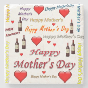 Mother's Day Marble Stone Coaster