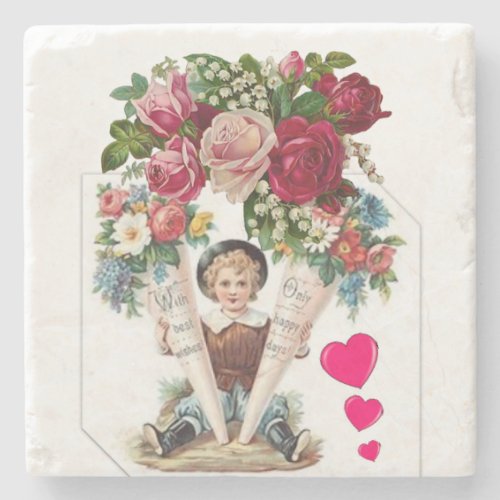 Mothers Day Marble Stone Coaster