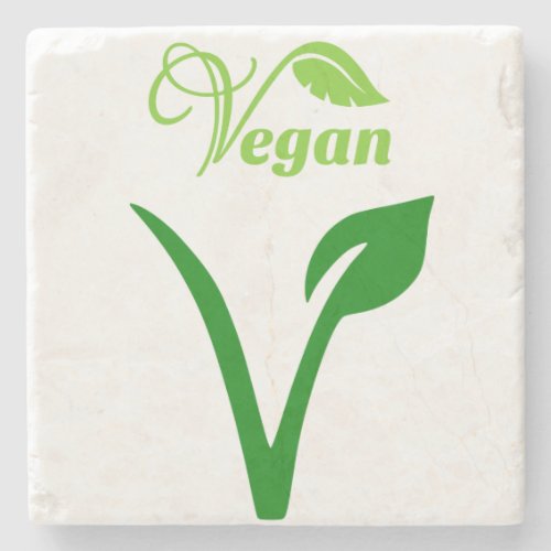 Mothers Day Marble Stone Coaster Vegan