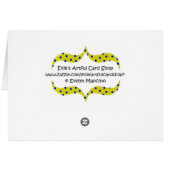 Mother's Day Mare & Foal Floral Pasture Photo Note (Back Horizontal)