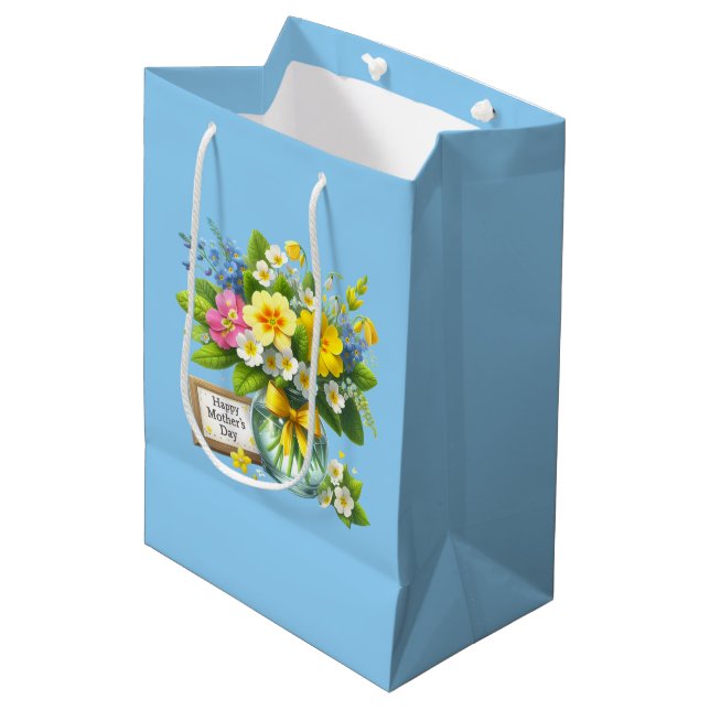 Mothers Day  Medium Gift Bag (Front Angled)