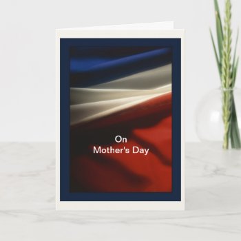 Mother's Day - Military Mother - Usa American Flag Card by BridesToBe at Zazzle