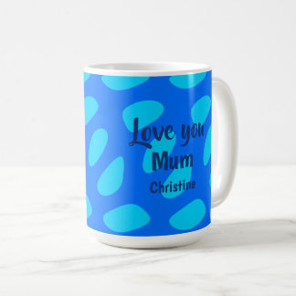 Mother's Day Minimalist Text and Pattern Coffee Mug