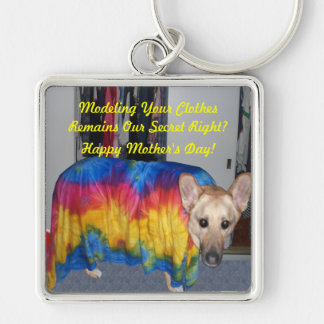 Mother's Day Modeling Clothes Keychain
