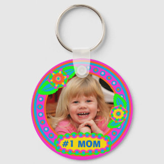 Mother's Day / Mom Custom Photo & Text Keychain
