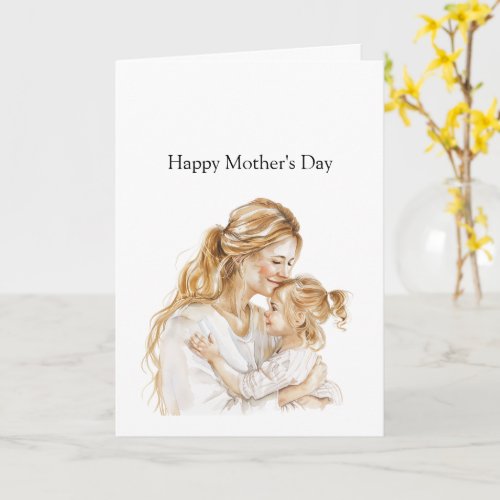 Mother's Day Mom Daughter Blond