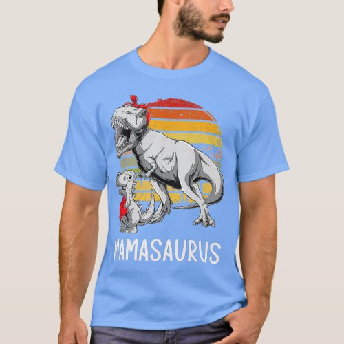 Mothers day Mom Mamasaurus Dinosaur Mama T Rex Sa T_Shirt