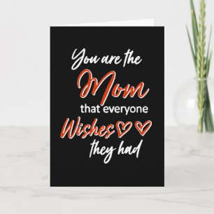 Mother's Day Mom Mummy Mother Love Funny Gift Idea Card